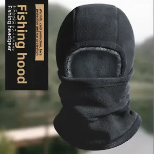 Cycling windproof mask men's autumn and winter hat scarf integrated women's velvet cold-proof warm electric car pullover hat