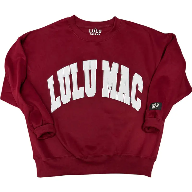 Lulu Mac Sweatshirt Maroon Lulu Mac Sweatshirt Maroon