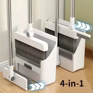 Multi-Purpose Household Broom, Sturdy Floor Sweeping Tool for Home Kitchen Living Room Cleaning Supplies