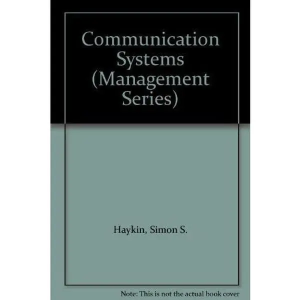 USED-Communication Systems (Management Series) by Simon Haykin (Hardcover)