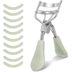 Professional Eyelash Curler Set with Refill Pads, No Pinch, Long-Lasting Curl
