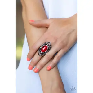 Paparazzi Jewelry Ring Once Upon a Meadow - Red