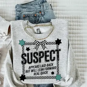 SUSPECT APPEARS LAID BACK