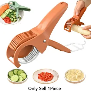 Multifunctional Kitchen Slicer, Vegetable Cutting Slicer, Fruit and Vegetable Cutter, Grape Knife, Strawberry Slicer, Child Safe, Dishwasher Safe