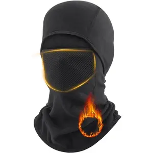 Breathable Winter Balaclava Ski Mask, Black Thermal Fack Masks for Men Women Cold Weather Gear for Outdoor Work, Skiing, Riding, Motorcycle & Hunting