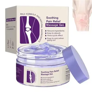 Soothing Pain Relief Massage gel with Plant ingredients forNeck Back Knee joint AchillesTendon & Heel ComfortNatural Pain ManagementHealthcare skin TherapeuticTreatment body oil