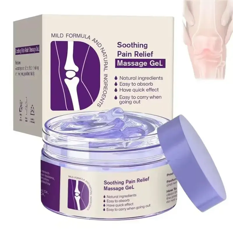 Soothing Pain Relief Massage gel with Plant ingredients forNeck Back Knee joint AchillesTendon & Heel ComfortNatural Pain ManagementHealthcare skin TherapeuticTreatment body oil