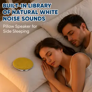 [OOBANG Specifically for One Person Listening Sleep Speaker, Ultra-Thin Personal WhiteNoise Machine with Bluetooth, Partner-FriendlyClose-Range Audio,Android Charging Device Earbuds Electronic Games Phone Transparent Smartphone immersive sound field soft