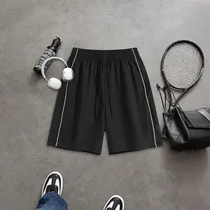 Men’s Summer Striped Casual Shorts – Loose Fit, Versatile Athletic Style