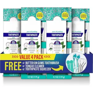 SAGAETR Hydroxyapatite Toothpaste: SLS & Fluoride Free for Whitening & Plaque Fighting