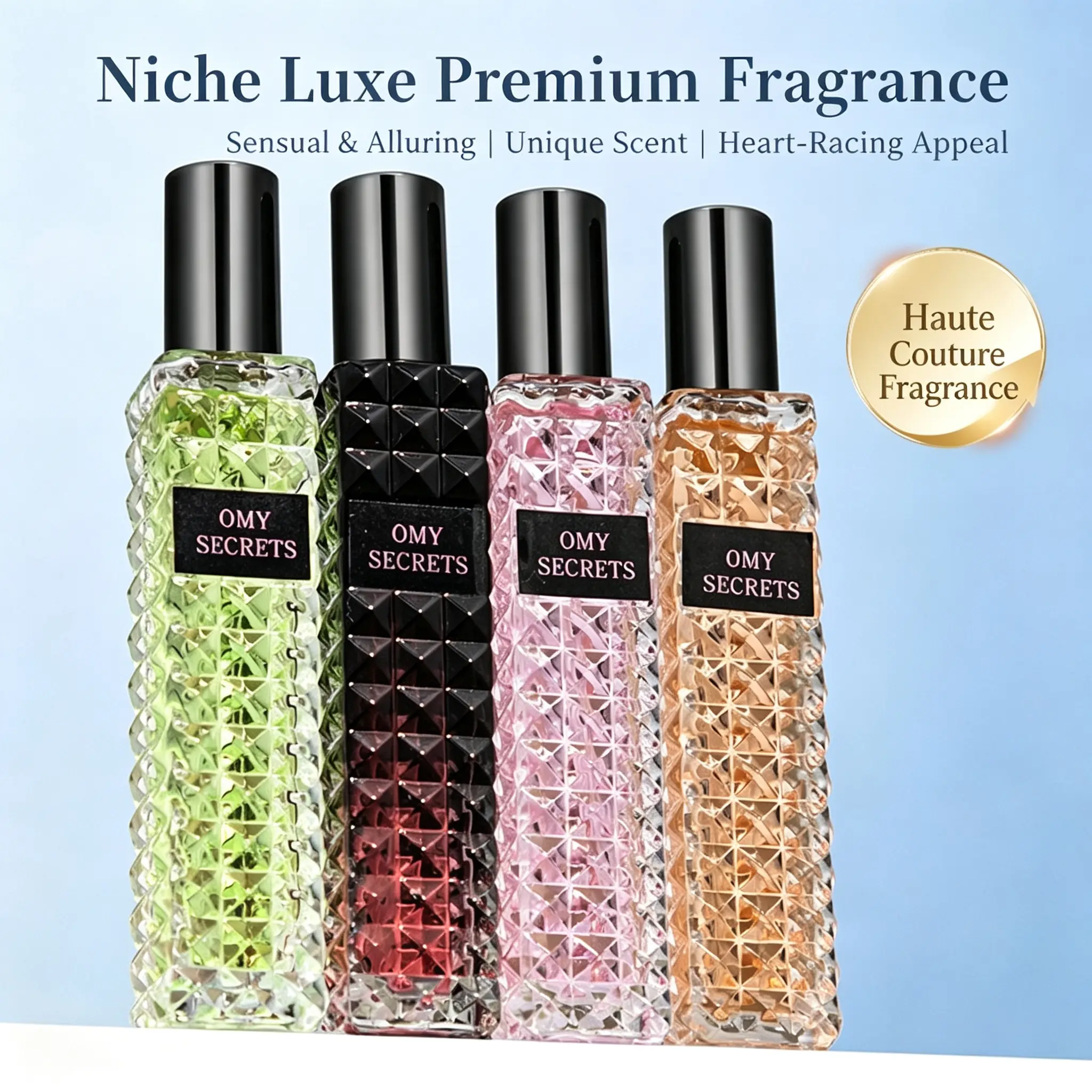 Womens 4 Perfume Set Long Lasting Gift Box Festival DateValentines Scents Eau De Parfum Eau De Parfume