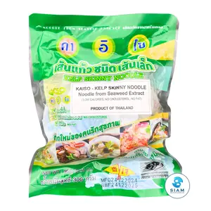 Kaiso Kelp Skinny Noodle (Noodle from Seaweed Extract) (10.58 oz) เส้นแก้ว ชนิดเส้นเล็ก (เส้นสกัดจากสาหร่ายทะเล) คาอิโซ