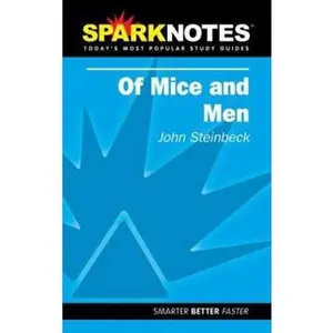 USED-Spark Notes Of Mice and Men by John Steinbeck (Paperback)