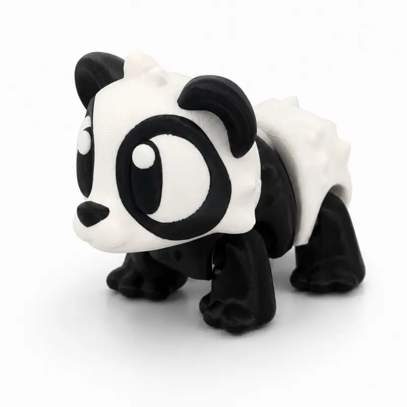 Articulated Panda – 3D Printed Fidget & Collectible