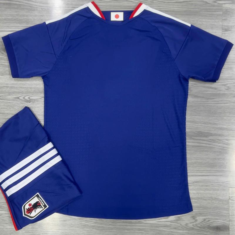 26/27 Blue Color Japan Home Shirt, Japan 26/27 Home Edition Short Sleeve Soccer Shirt