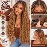 Caramel Honey Glow Boho Braids Full Lace Wig 28” | Pre-Cut Lace, Drawstring, Lightweight Natural Look | Synthetic Hair, Easy Care & Maintenance #OT4/27/24 #SohoChic #TikTokShopStockUp #DealsForYouDays