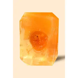 Carnelian Infused Bar Soap, Scented Grapefruit Aroma Body Care Cleanser