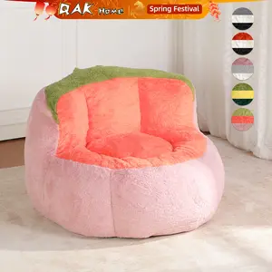 QAK Home Soft Smooth Plush Bean Bag Chair - Available in Multiple Colors - Perfect for Lounging & Relaxation