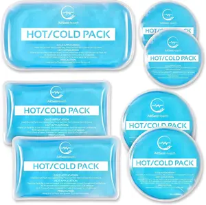 Elevate Your Ball Game (EYBG) – 7 Pack Reusable Gel Ice Packs for Injury Recovery, Pain Relief, and Performance