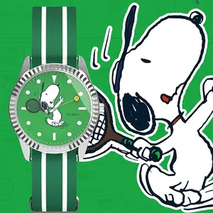 Snoopy y sus Amigos Cajas Ciegas- Reloj para Niño/Juguete de Colección - Diseño Retro y Estiloso - Tema de Dibujos Animados Tierno y Divertido - Ideal para Niños y Estudiantes - Serie Snoopy x Friends Co-branded Children's Watch,Regalos de Navidad