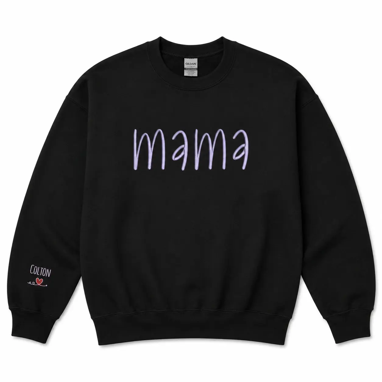 Custom Embroidered Mama Sweatshirt with Names, Cool Mom Sweatshirt, First Time Mom Crewneck, Pregnancy Gifts for New Mom, Personalized Mothers Day Gift, Women Hoodie