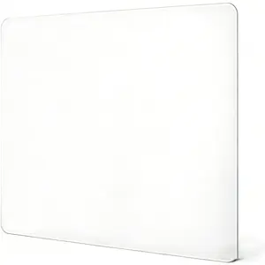 Glass Gaming Mouse Pad Ultra Smooth Micro Etched Surface Mousepad Improved Precision Speed Tempered Glass Impact Scratch Resistant Anti Slip High Density Silicone Rubber Base