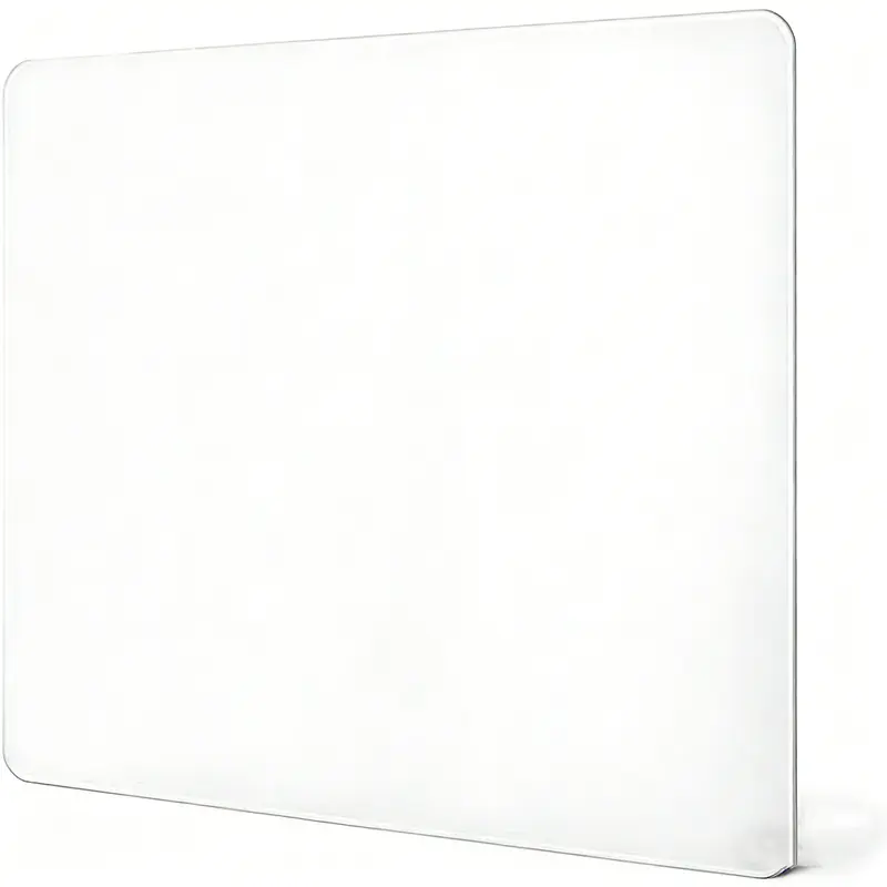 Glass Gaming Mouse Pad Ultra Smooth Micro Etched Surface Mousepad Improved Precision Speed Tempered Glass Impact Scratch Resistant Anti Slip High Density Silicone Rubber Base