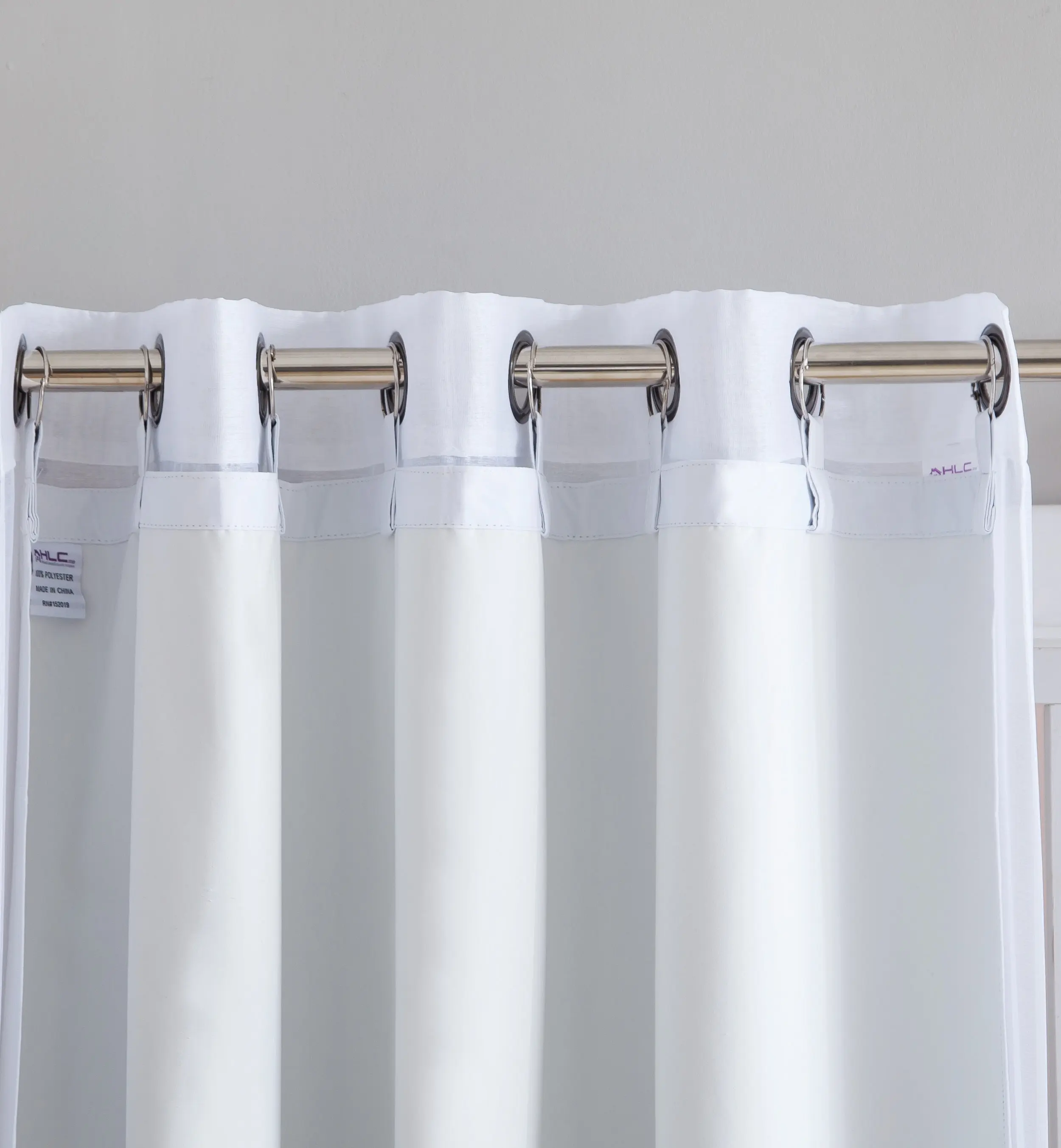 Lowes - White Thermal 100% Blackout Grommet Curtain Liner