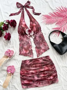 Tina  x Eduarda Gutierrez Soleia Women Two Pieces Outfits For Daily Wear