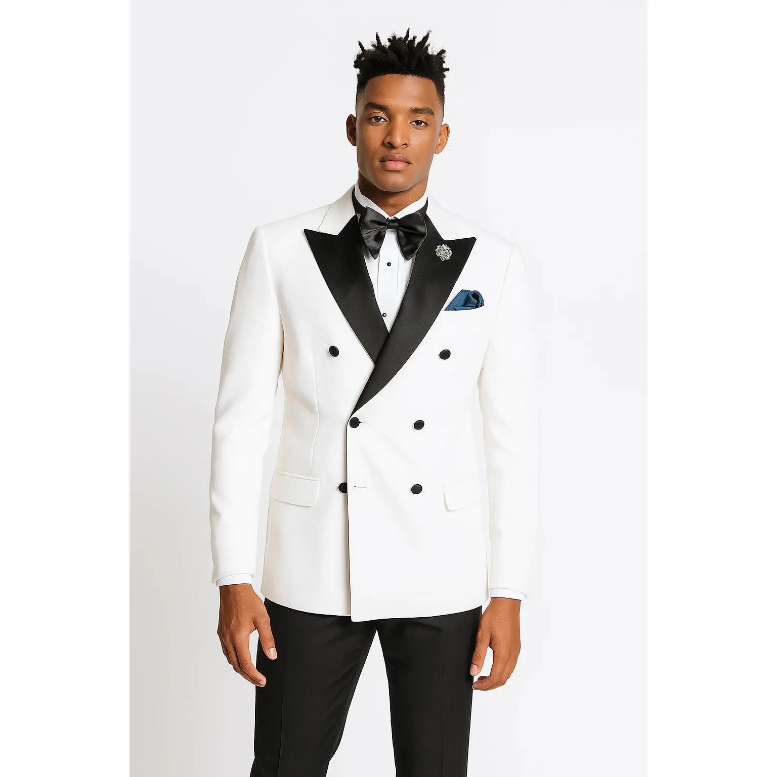 White Tuxedo Double Breasted