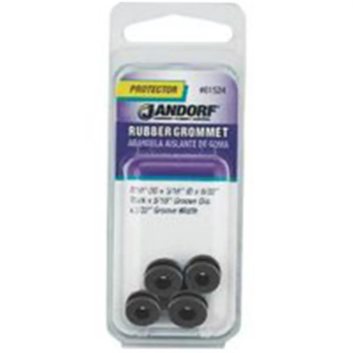 Jandorf Specialty Rubber Grommet Hardware, 7/16 in. OD, for Electrical Wiring, Sailing, and Water Sports, Model 61524, Jandorf Specialty Hardware