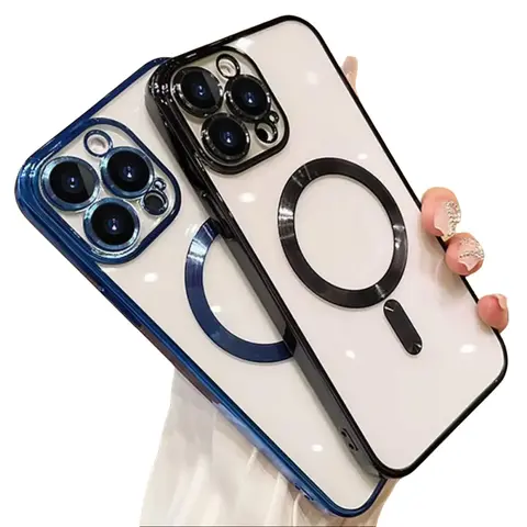 Fancy Transparent Phone Case for iPhone 18 / 17 / 17E / 16 / 16E / 15 / 14 / 13 / 12 / Plus / Pro / Pro Max / Shockproof Protection with Camera Lens Cover