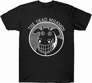 The D.e.a.d Milkmen T-Shirt Cotton Cow Logo Shirt  for Unisex
