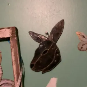 Kicking Kangaroo Stained Glass Art