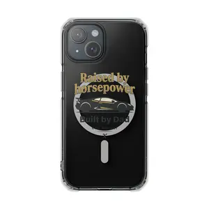 Raised by Horsepower phone case | Magnetic Clear Impact Case