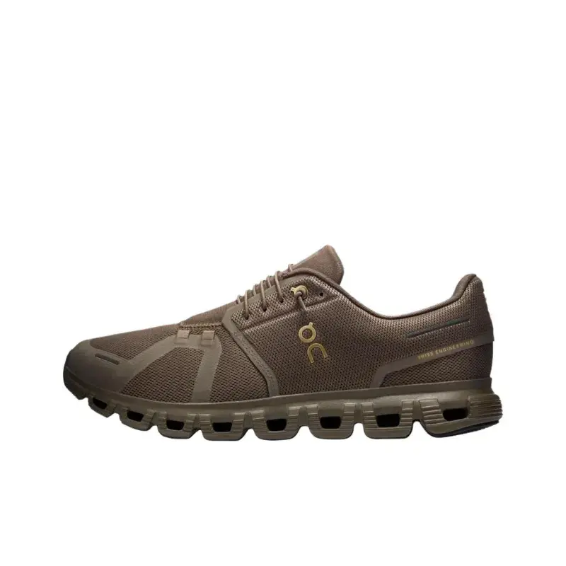 Unisex Brown Hollow‑Mesh Performance Running Sneakers, Lightweight Breathable Mesh Upper, Hollow Shock‑Absorbing Cushion Sole, Non‑Slip Wear‑Resistant Athletic Shoes For Jogging, Hiking, Gym Training, Walking And Daily Casual Wear