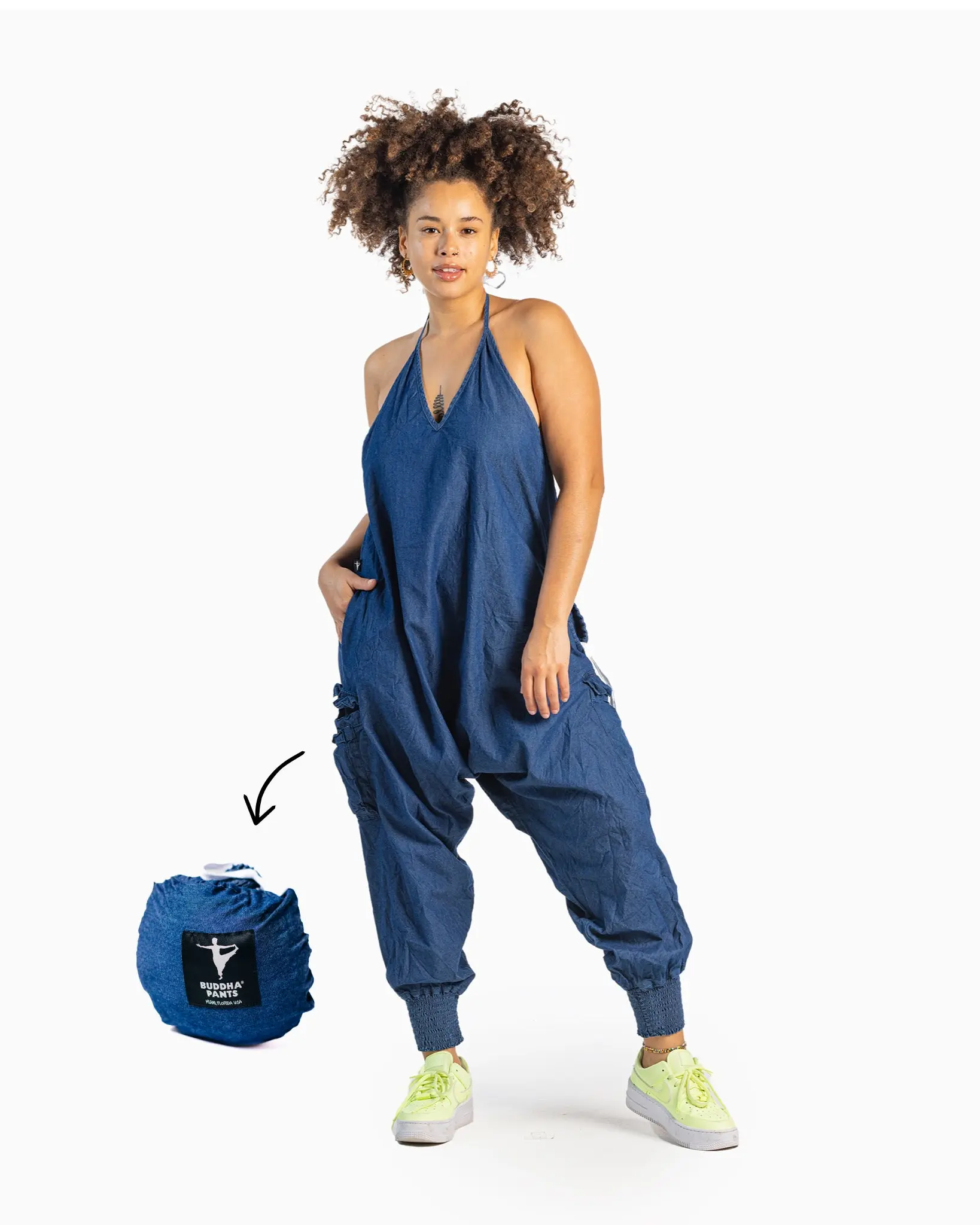 Jean Harem Jumpsuit