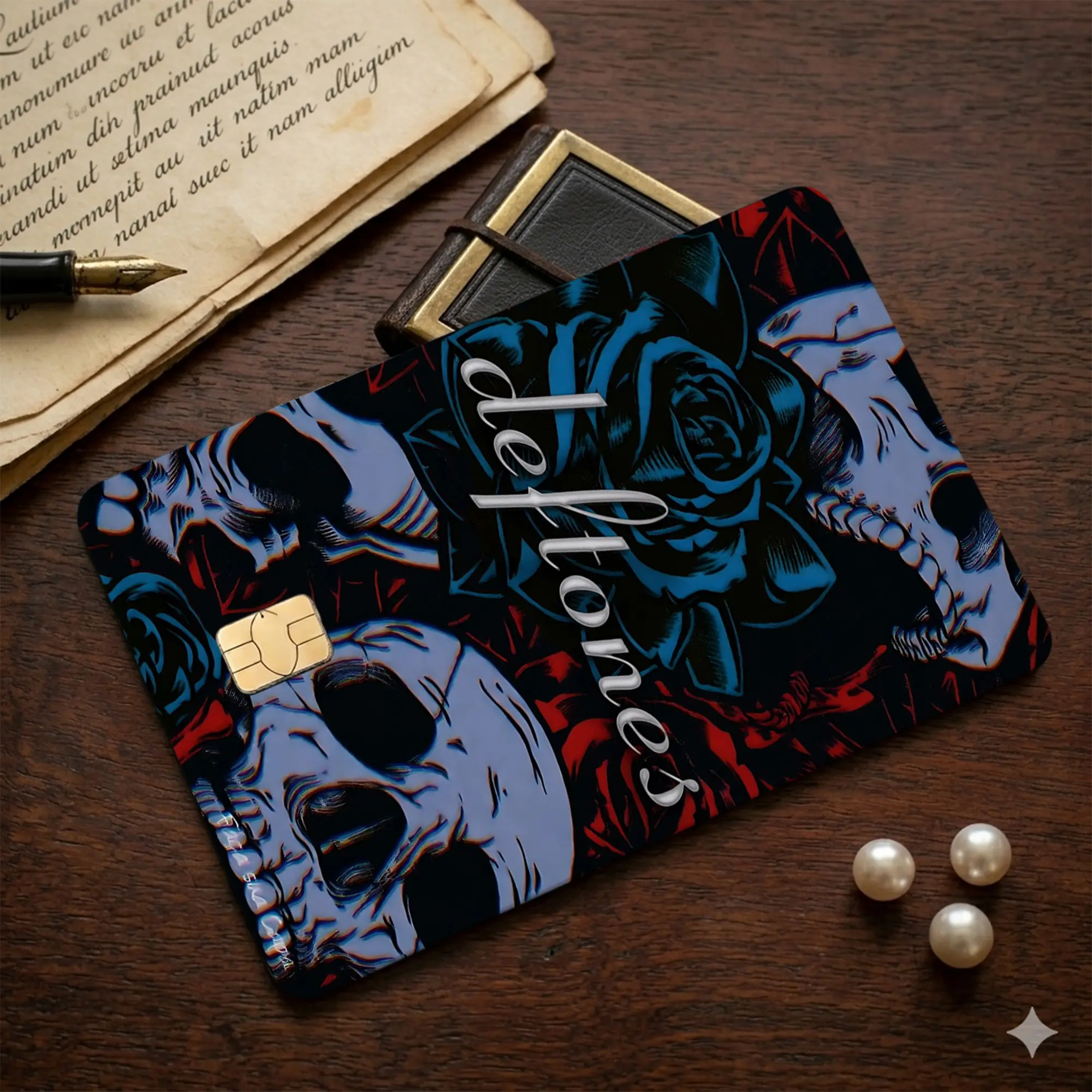 Deftones Card Skin, Saturday Night Wrist Album Art Matte Vinyl Decal for Debit Credit Card, Rock Music Fan Gift