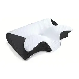 Experience Ultimate Comfort with Our 2-in-1 Memory Foam Cervical Pillow - Ergonomic Contour Design for Neck Pain Relief