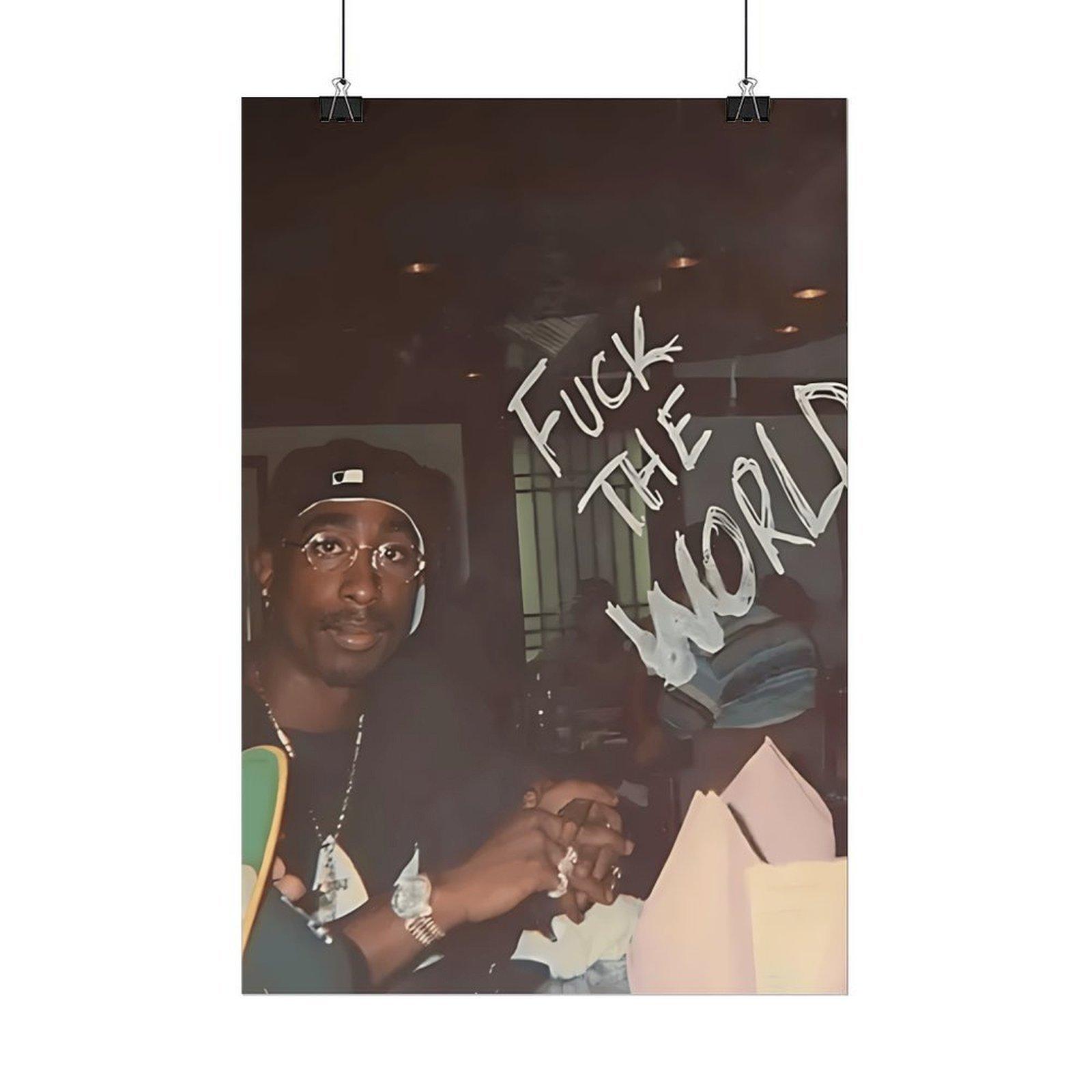 "Vintage Tupac Poster – Classic Hip Hop Wall Art"