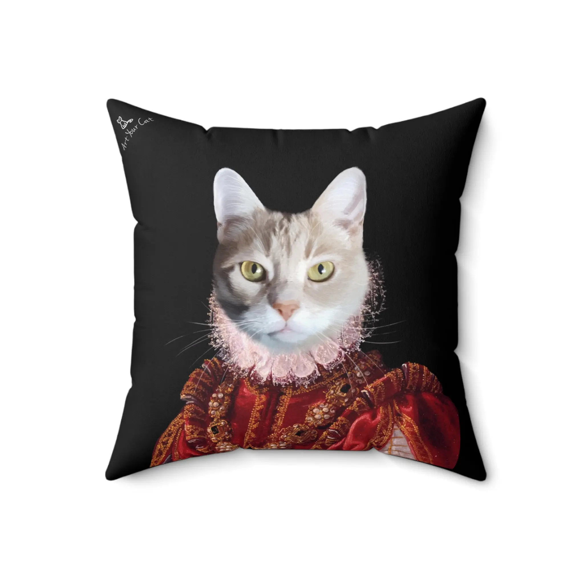 Custom Cat Throw Pillow - The Baroness