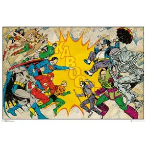 GB Eye  Dc Comics Heroes Vs Villians Poster Print, 36 x 24