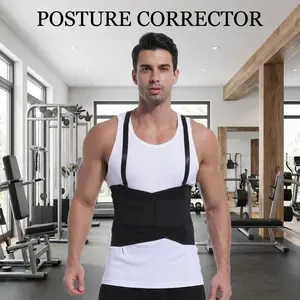 Men's Dual-Layer Compression Belly Control Waist Trainer Belt, Breathable Sports Fitness Cincher Strap, Comfortable Abdominal Support Band