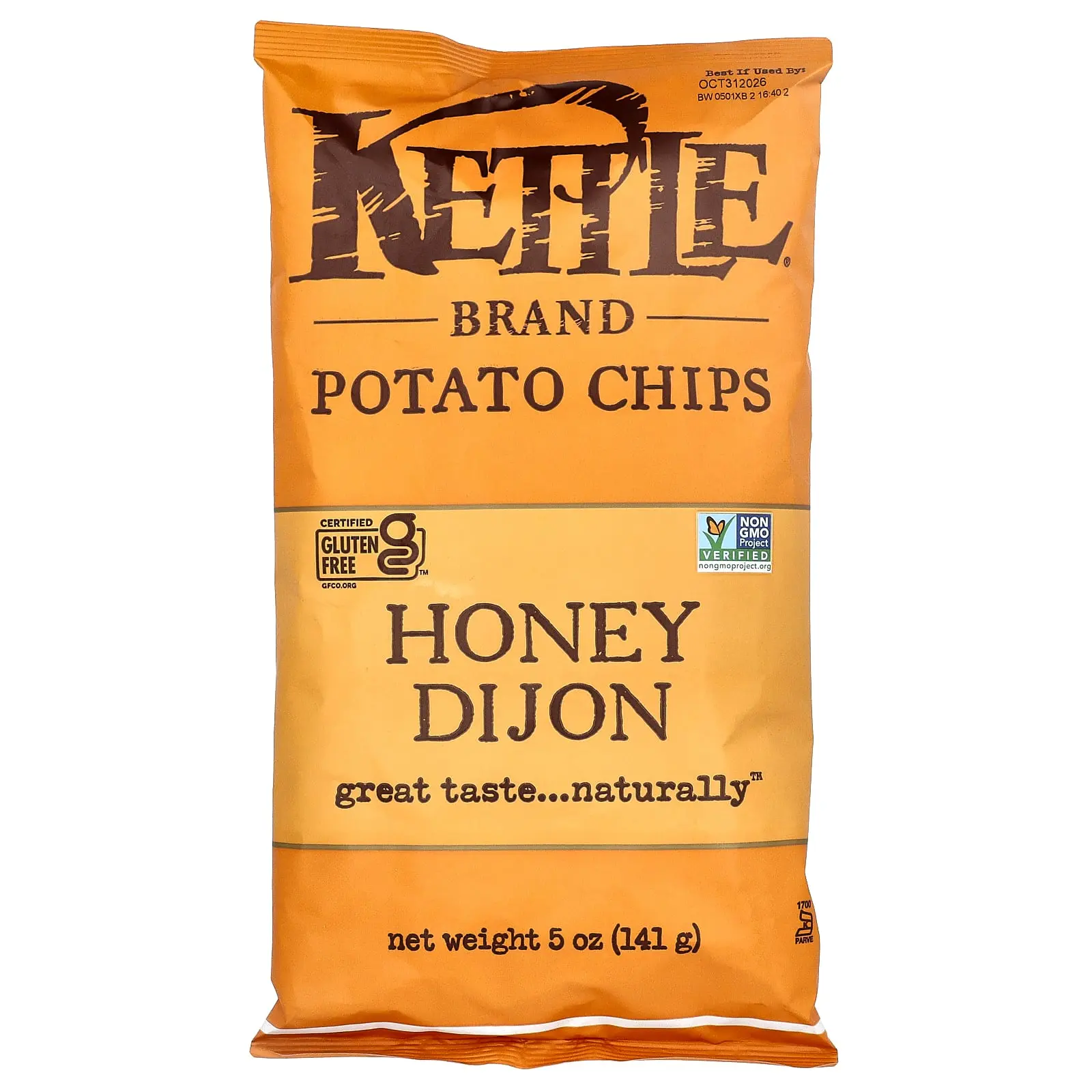 Kettle Foods Potato Chips, Honey Dijon, 5 oz (141 g) Kettle Foods Potato Chips, Honey Dijon, 5 oz (141 g)