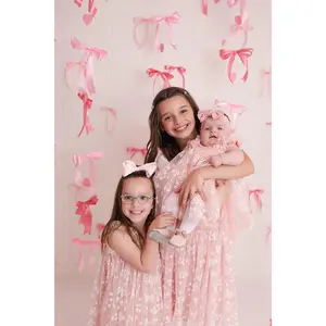 06 - Pink Tulle Dress with Golden Daisies