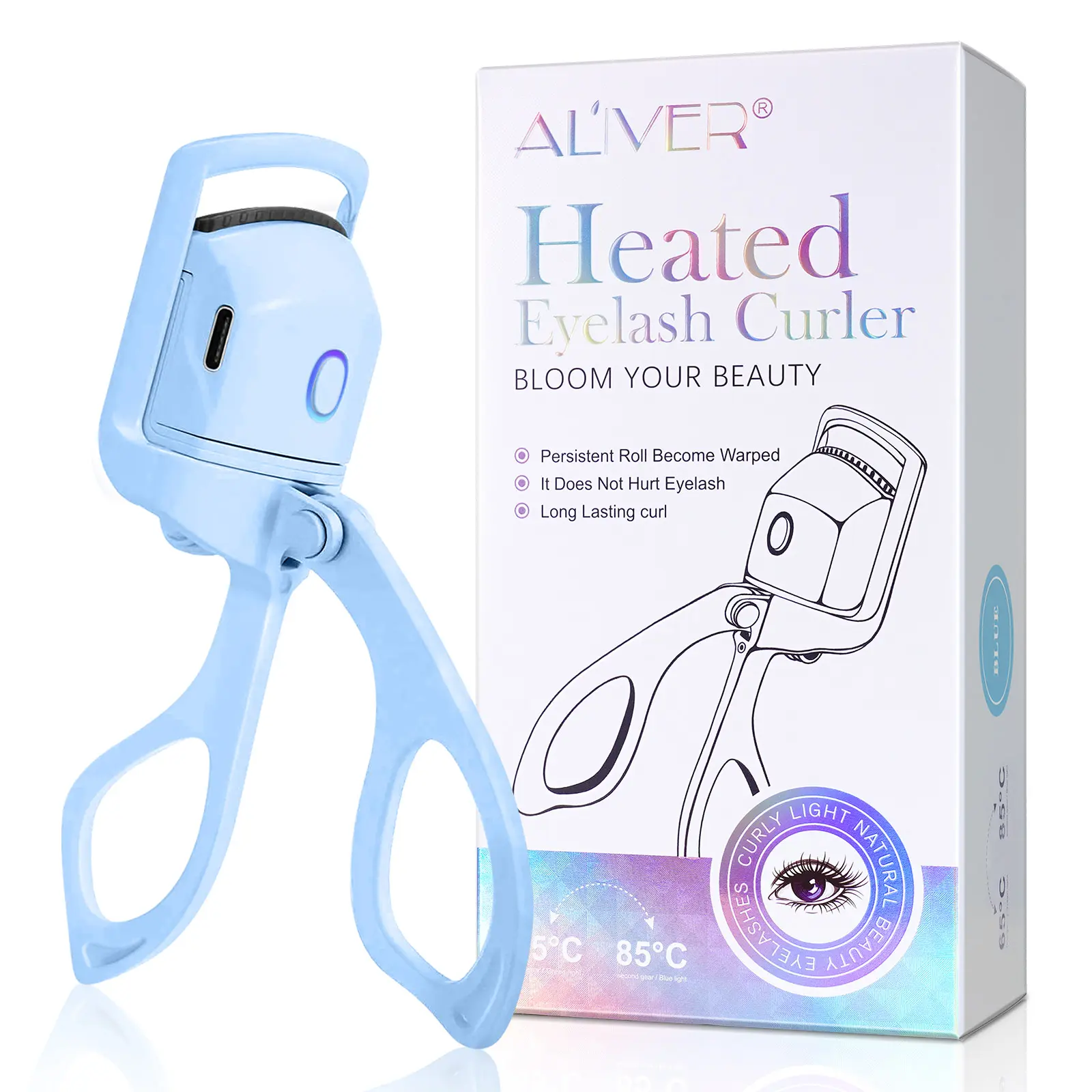 Aliver Eyelash Curler (Blue)