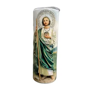 San Judas Tadeo Tumbler - Classic Design for Drinking -