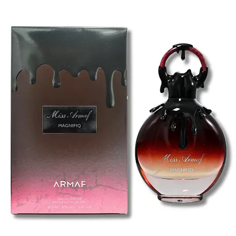 Armaf Miss Magnifiq Women's EDP Spray - 3.4 fl oz (3 to 3.9 fl oz), Citrus Aromatic Woody Floral Liquid Perfume for Women with Musk-Tonka Finish, Jasmine, Sweet Patchouli, Vetiver, Vanilla Tonka Hug, Aromatic Luxurious Fragrance