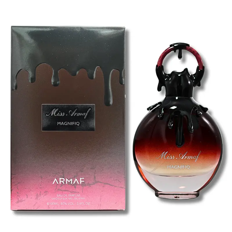 Armaf Miss Magnifiq Women's EDP Spray - 3.4 fl oz (3 to 3.9 fl oz), Citrus Aromatic Woody Floral Liquid Perfume for Women with Musk-Tonka Finish, Jasmine, Sweet Patchouli, Vetiver, Vanilla Tonka Hug, Aromatic Luxurious Fragrance