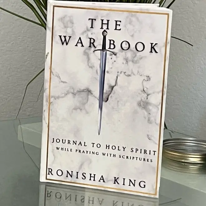The War Book by Ronisha King - Journal to Holy Spirit While Praying with Scriptures - Inspirational Prayer Guide